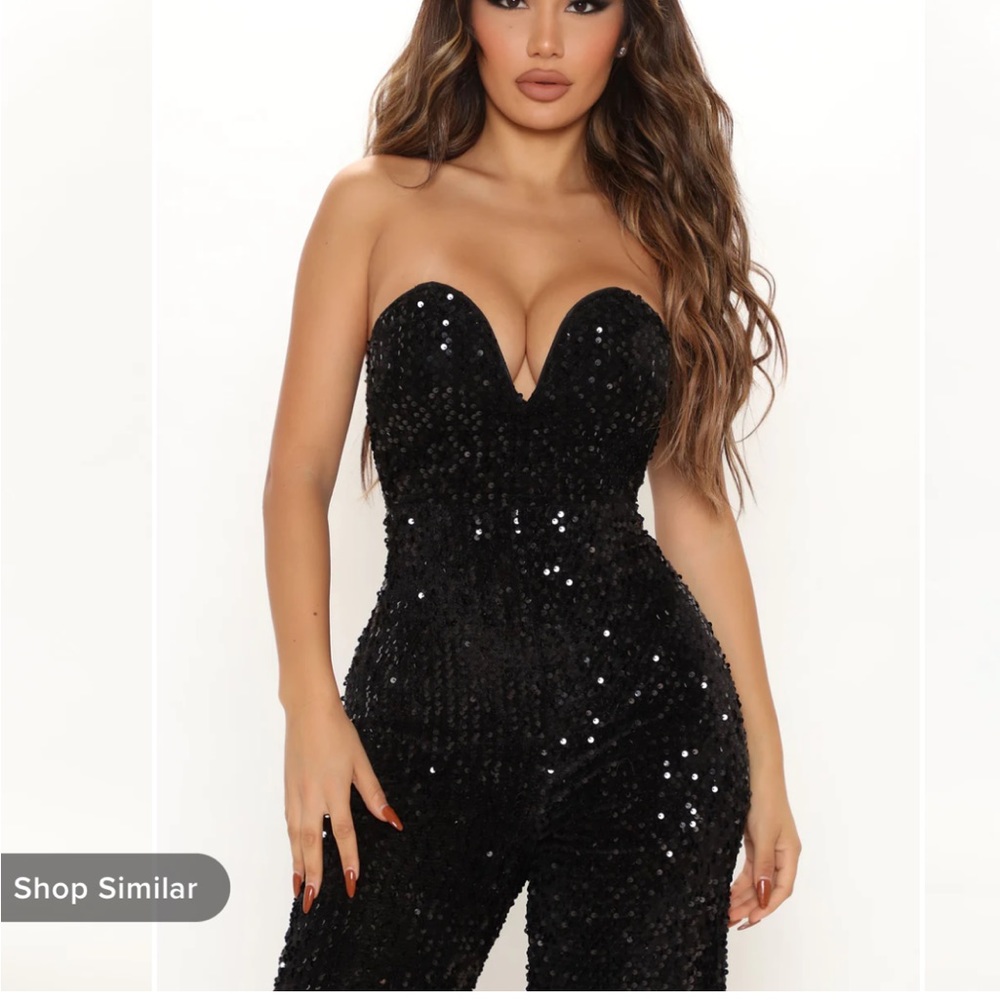 Sequin Party Jumpsuit - Picture 3 of 3